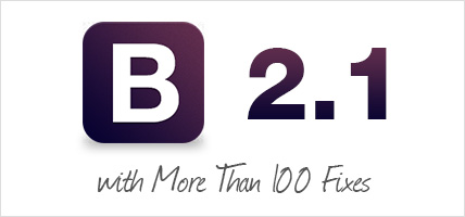 Bootstrap 2.1.0 released Bootstrap 2.1.0 released